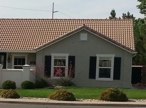 Black aluminum shutters
