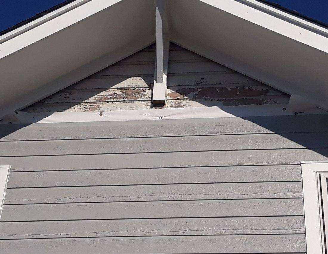 Copper metallic star gable vent