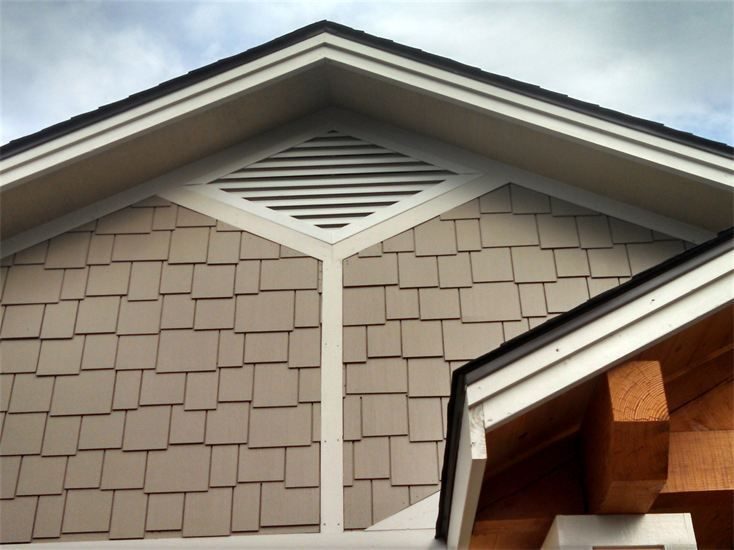 Diamond-shaped gable vents